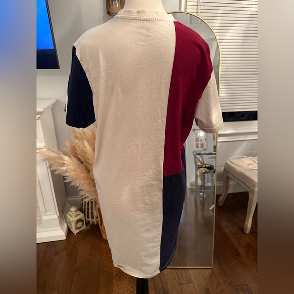 Adidas Tri-Color Tee in Red, Cream, and Navy - Picture 4 of 4